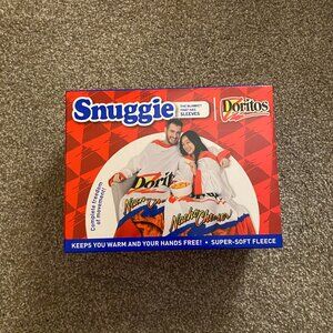 Snuggie DORITOS NACHO CHEESE Wearable Soft Fleece Blanket w/ Sleeves NEW